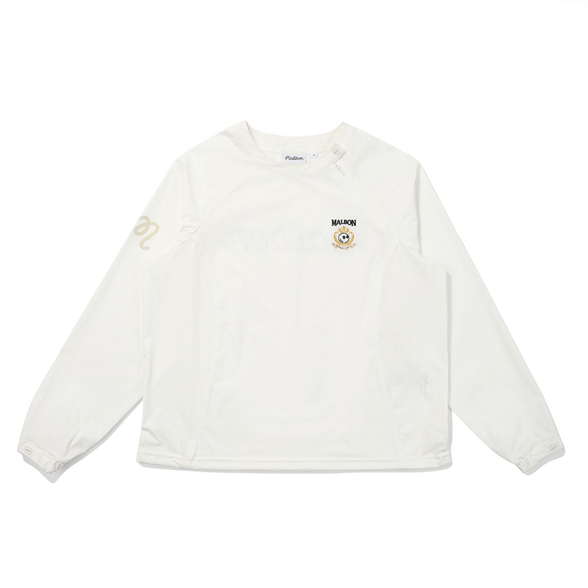 말본 골프(MALBON GOLF) 와펜 포인트 라운드넥 피스테 OFF WHITE (WOMAN)