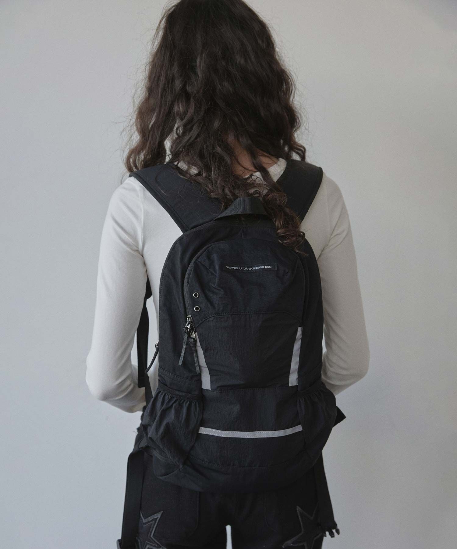 バッグ sculptor Geek Slouchy Backpack SCULPTOR Oldschool Slouchy Backpack Black / School Bag | eBay