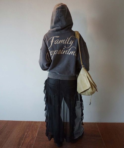 스컬프터(SCULPTOR) Bad Seed Washed Hoodie Zip-Up Charcoal - 사이즈
