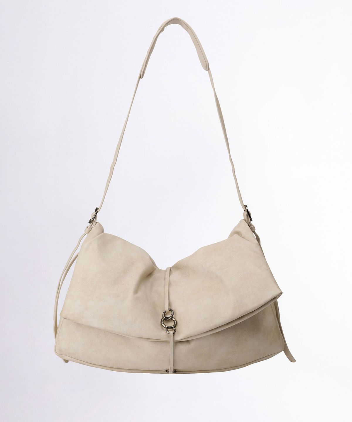 스컬프터(SCULPTOR) Folded Slouchy Bag Dirty Ivory