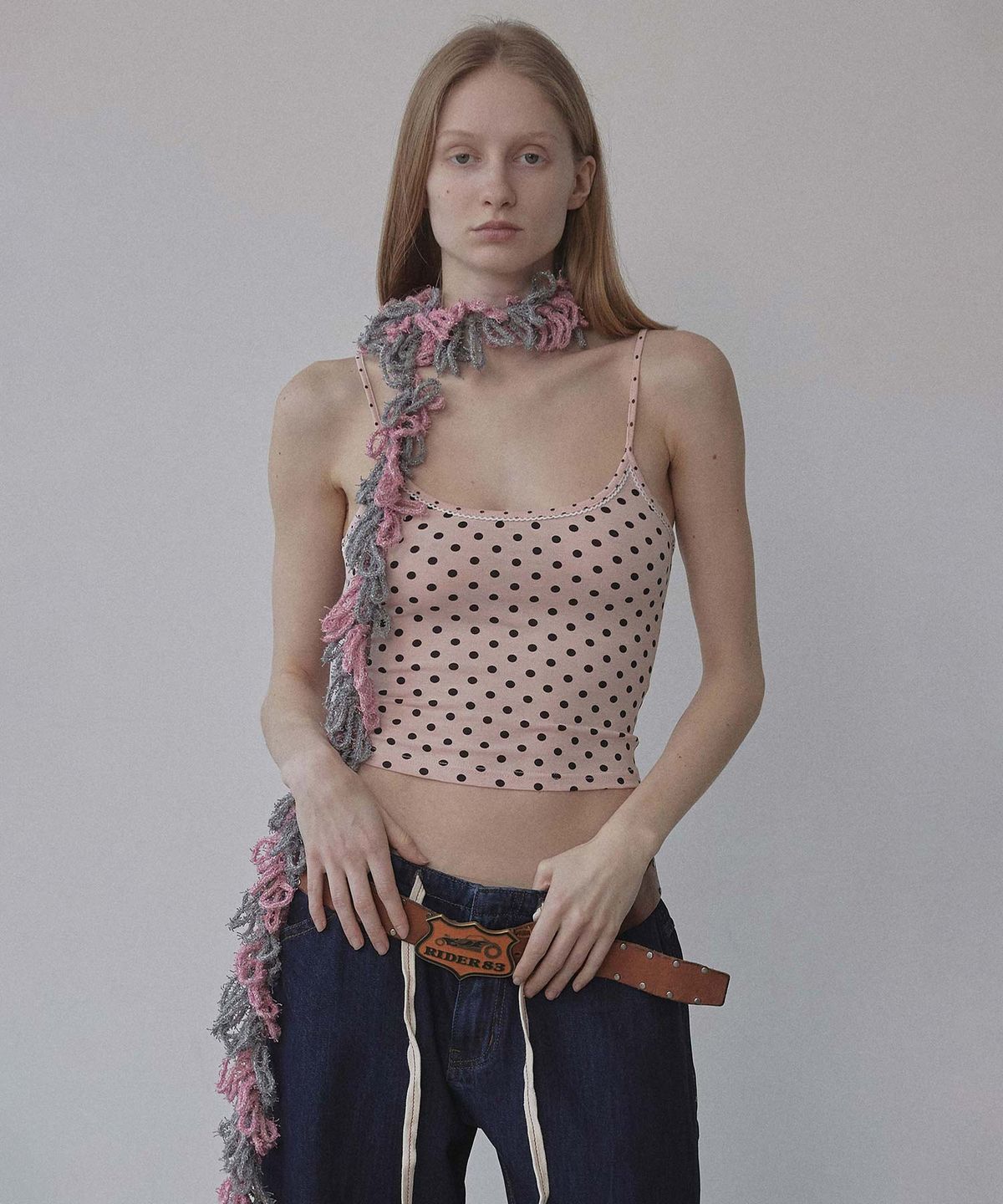 스컬프터(SCULPTOR) Sequin Mop Scarf Candy
