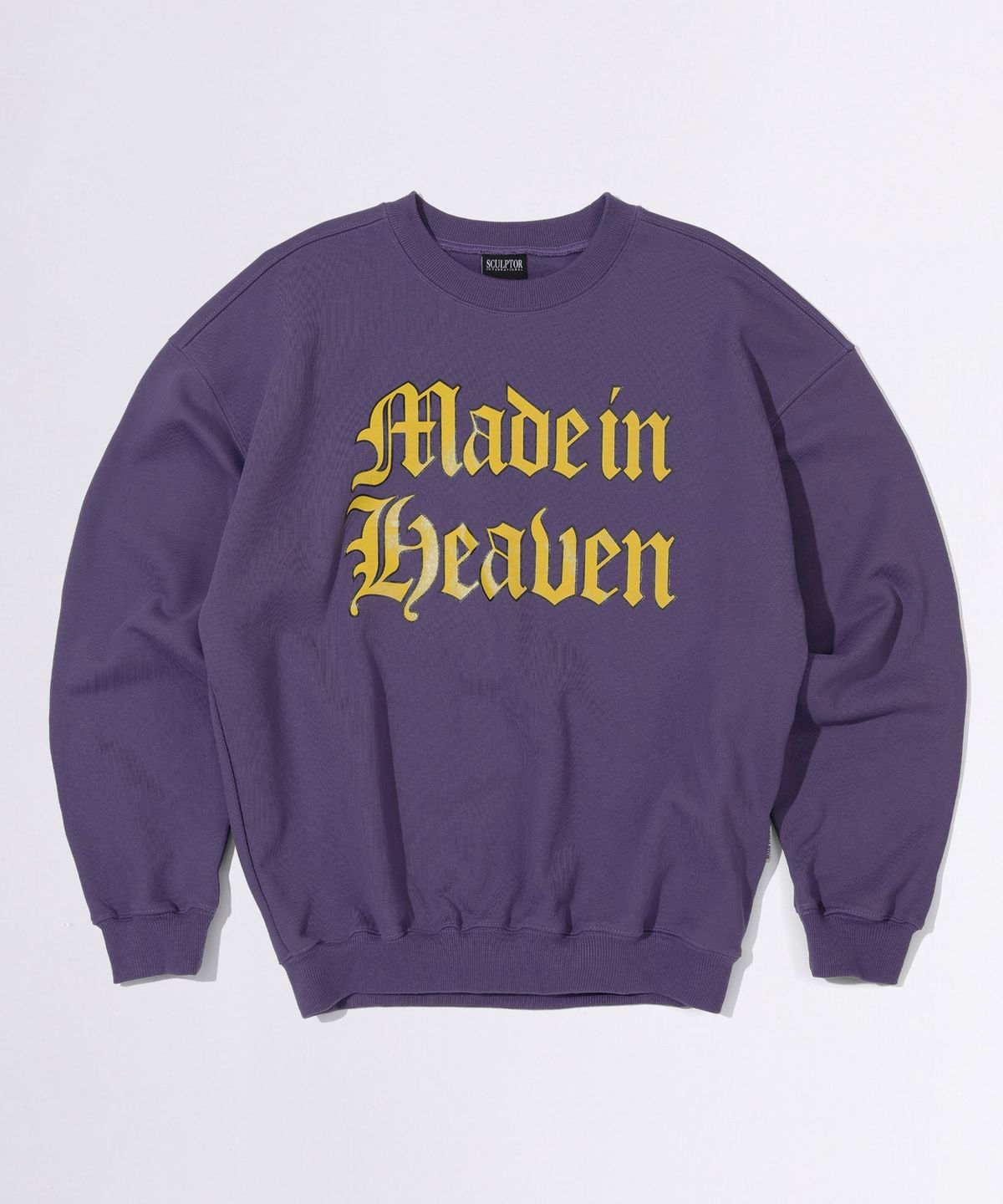 스컬프터(SCULPTOR) Sticky Paint Sweatshirt Dusty Purple