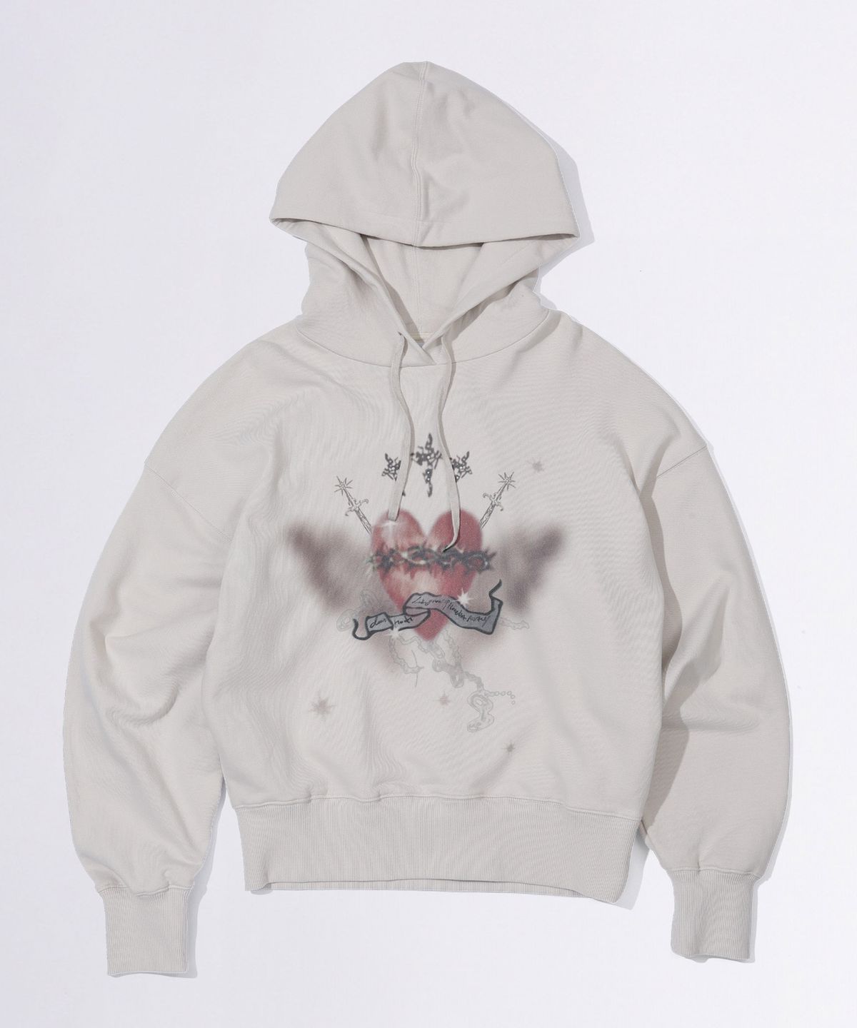 스컬프터(SCULPTOR) Hedonism Tencel Hoodie Dirty White