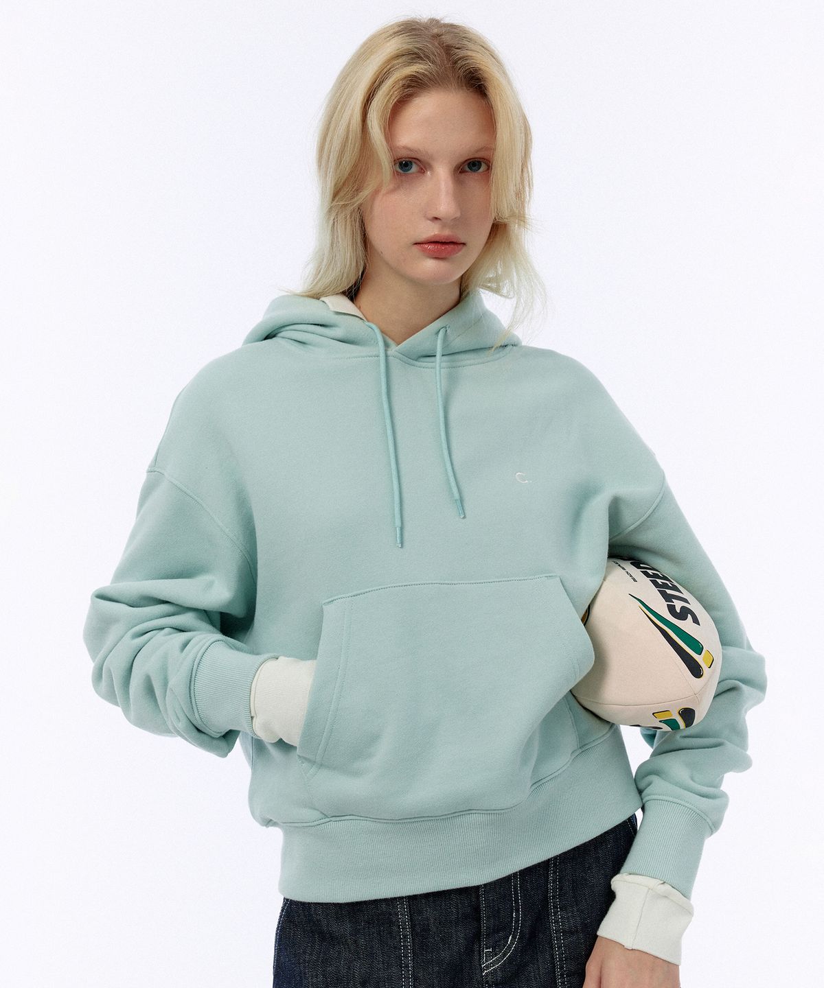 클로브(CLOVE) New Active Short Hoody (Mint)