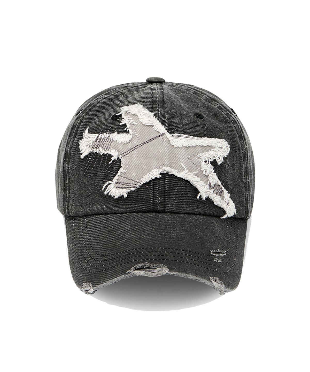 메인부스(MAINBOOTH) Starfish Damage Ball Cap(GRAY)