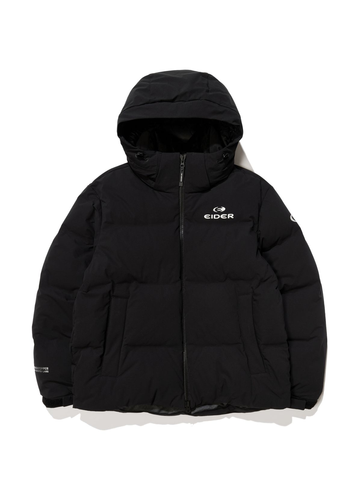 아이더(EIDER) STELOL P (스테롤 P) α 윈드스타퍼 다운 자켓_Black