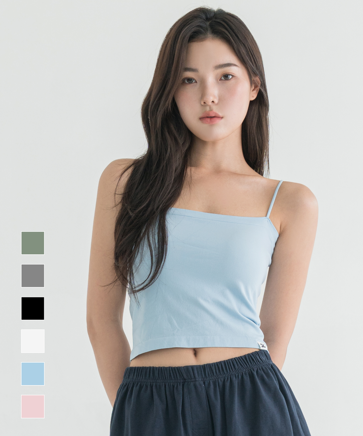 도로시와(DOROSIWA) 심플 튜브탑 캡나시(2TYPE)_6colors