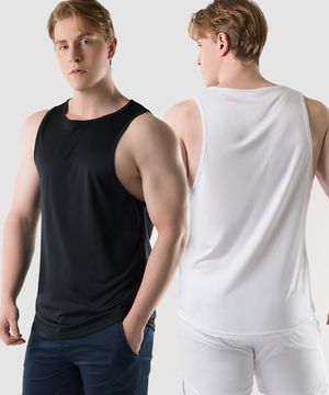 [2PACK] 무지 헬스나시 데일리 머슬핏 짐웨어 AR-115