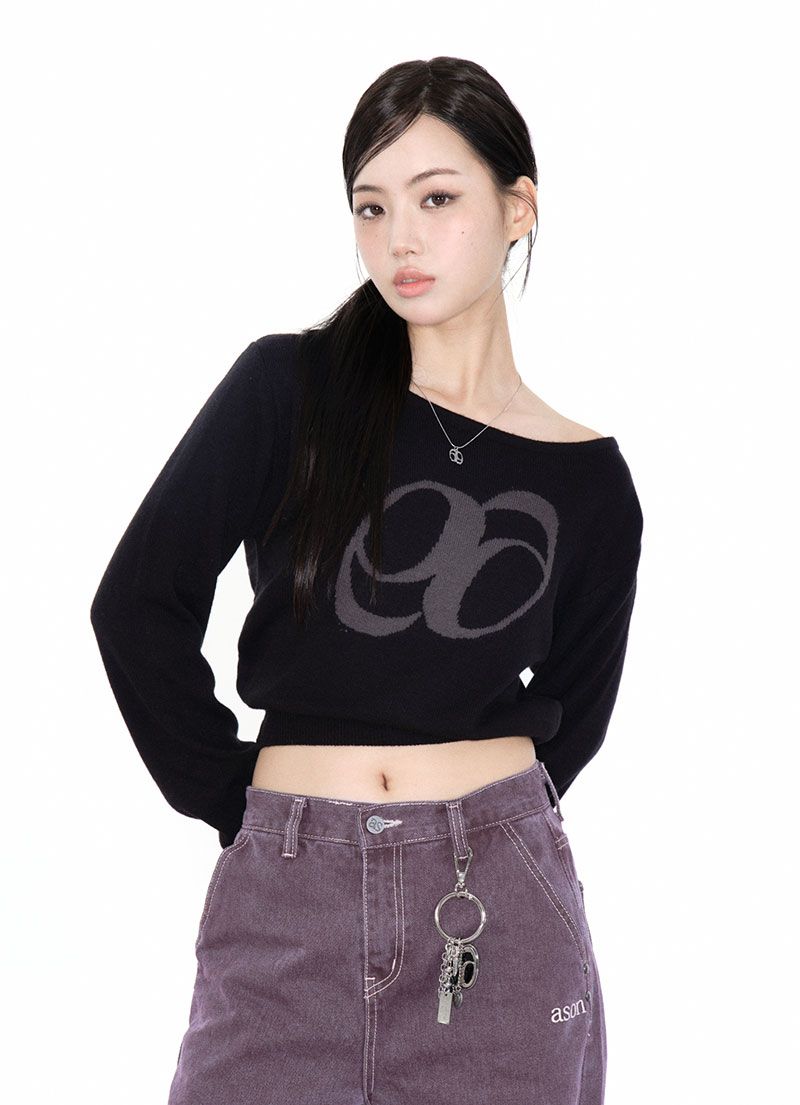 ホットマン セール NECK BOAT ASON | MUSINSA KNIT BLACK / トップス