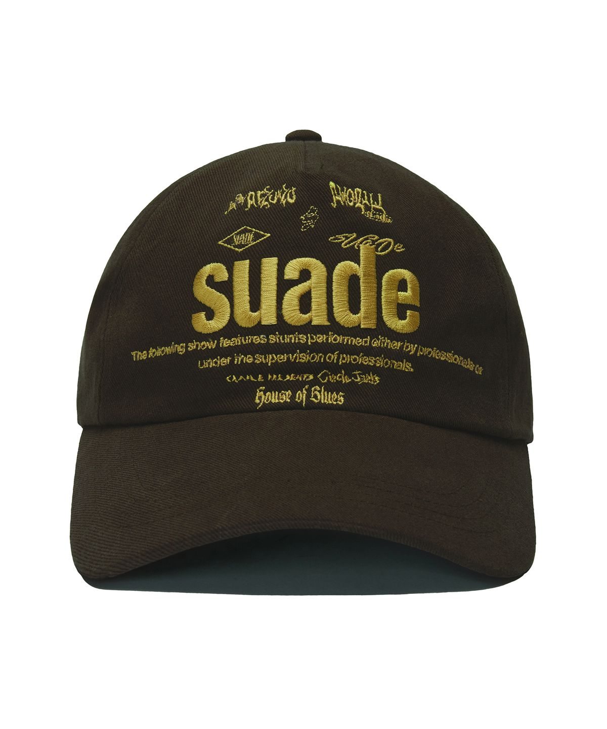 스웨이드(SUADE) MIXED LOGO BALL CAP [BROWN]