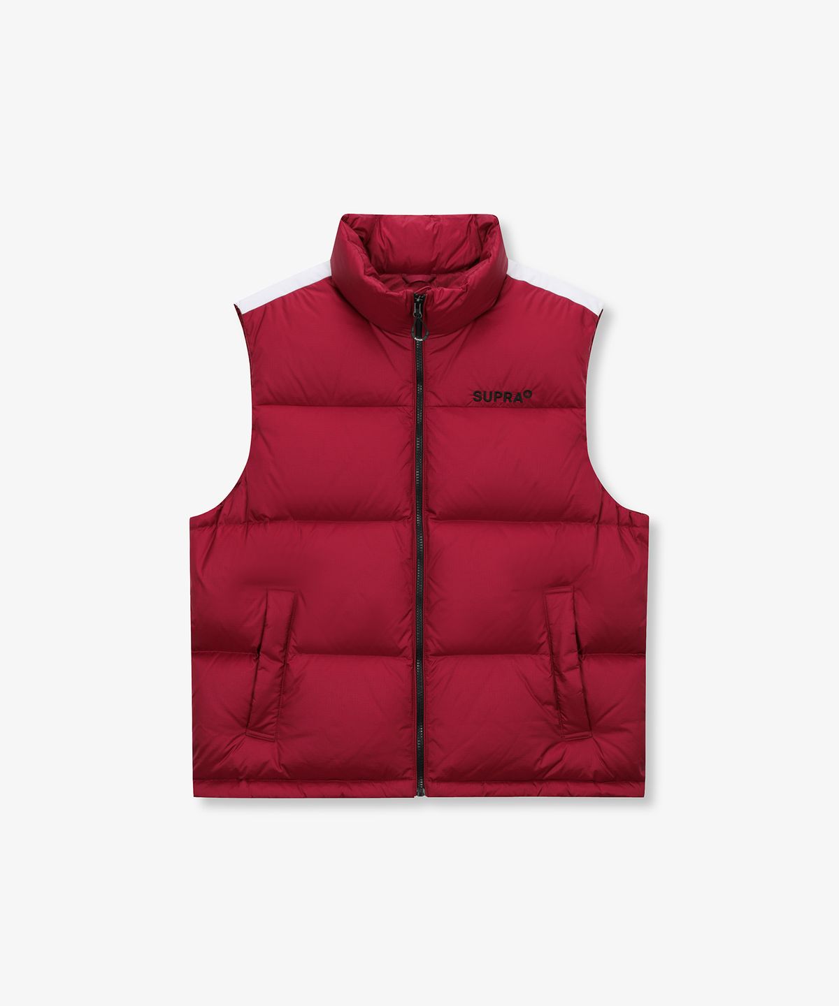 수프라(SUPRA) 백 그래픽 다운 베스트(RED)