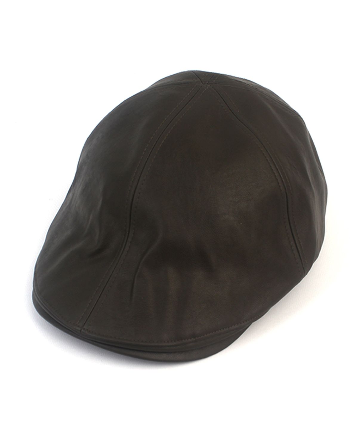 유니버셜 케미스트리(UNIVERSAL CHEMISTRY) Basic Leather Khaki Huntingcap 헌팅캡