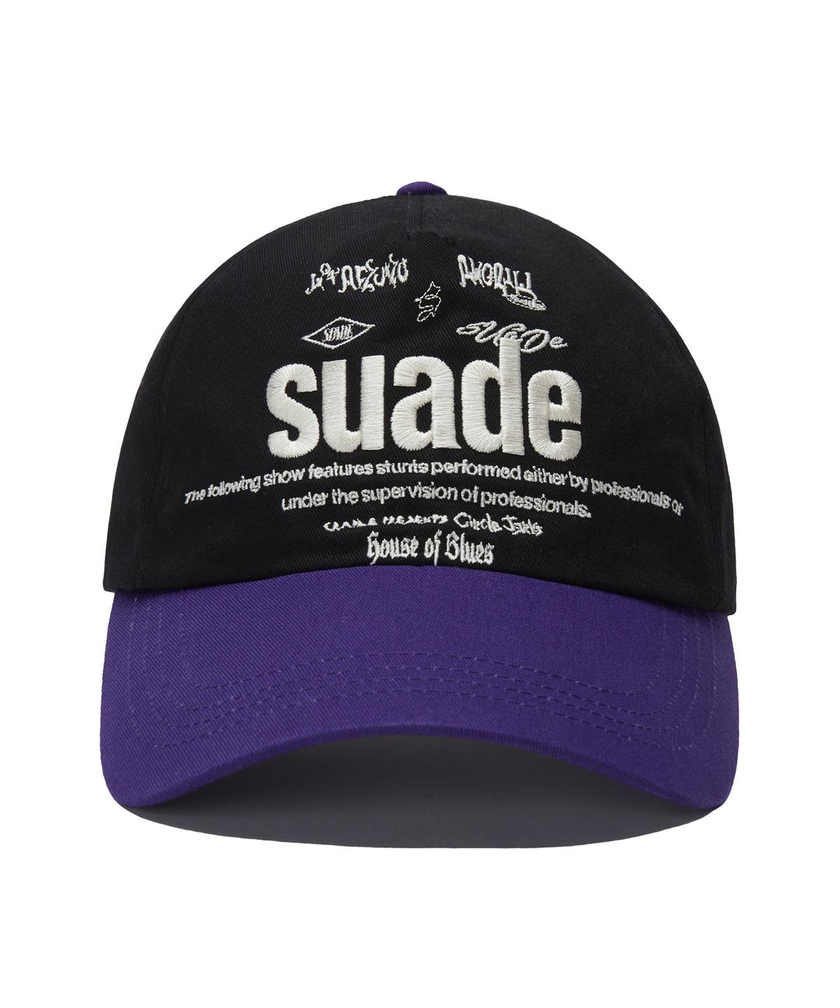 스웨이드(SUADE) MIXED LOGO BALL CAP [PURPLE]