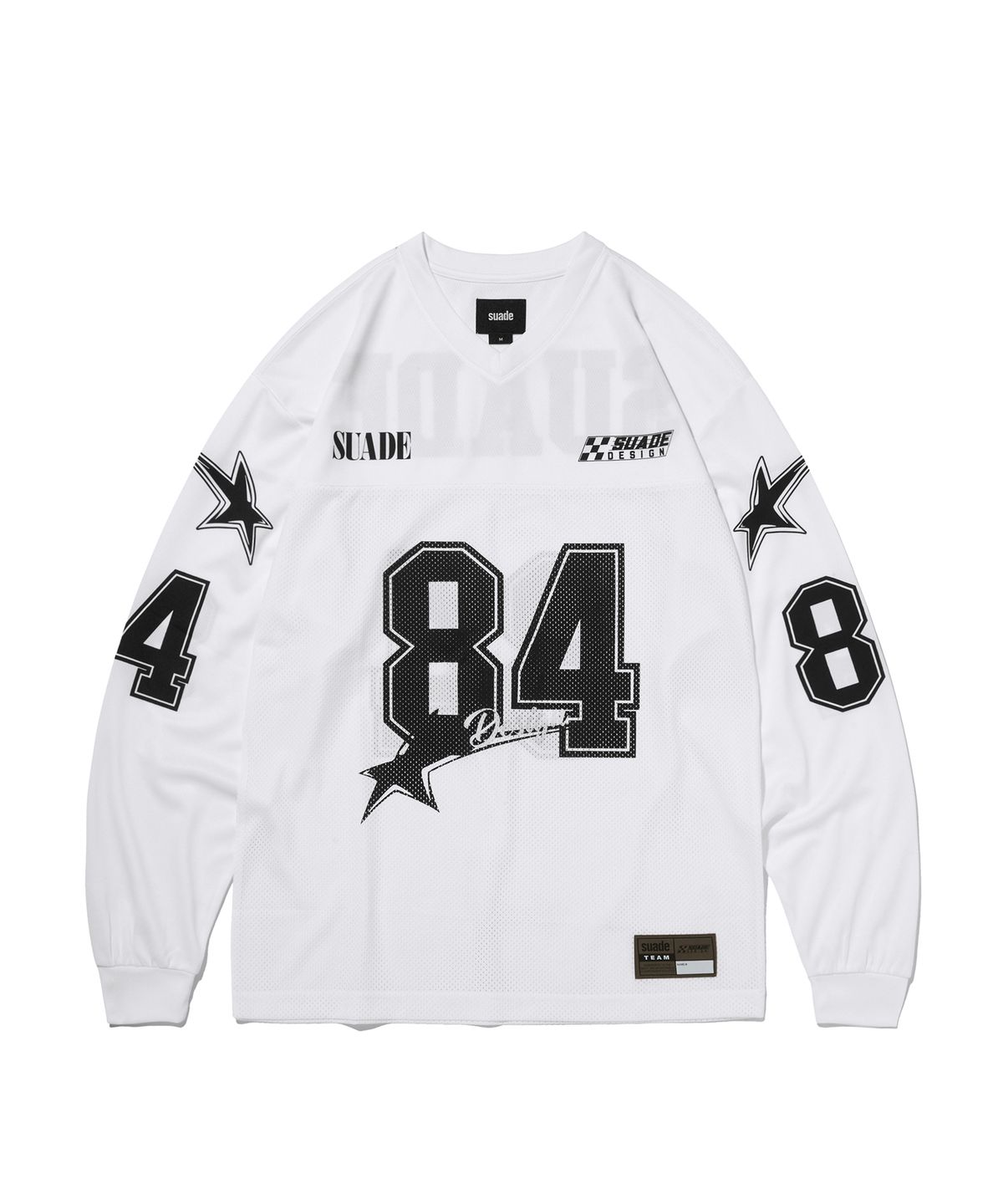 스웨이드(SUADE) 84 STAR RACING LONG SLEEVE [WHITE]