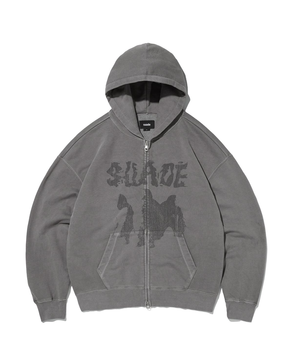 스웨이드(SUADE) ALBINO HOOD ZIP UP [PIGMENT GRAY]