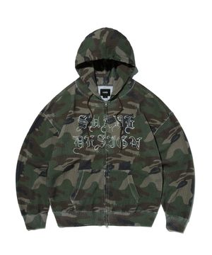 THERMAL CAMO HOOD ZIP UP [CAMO]