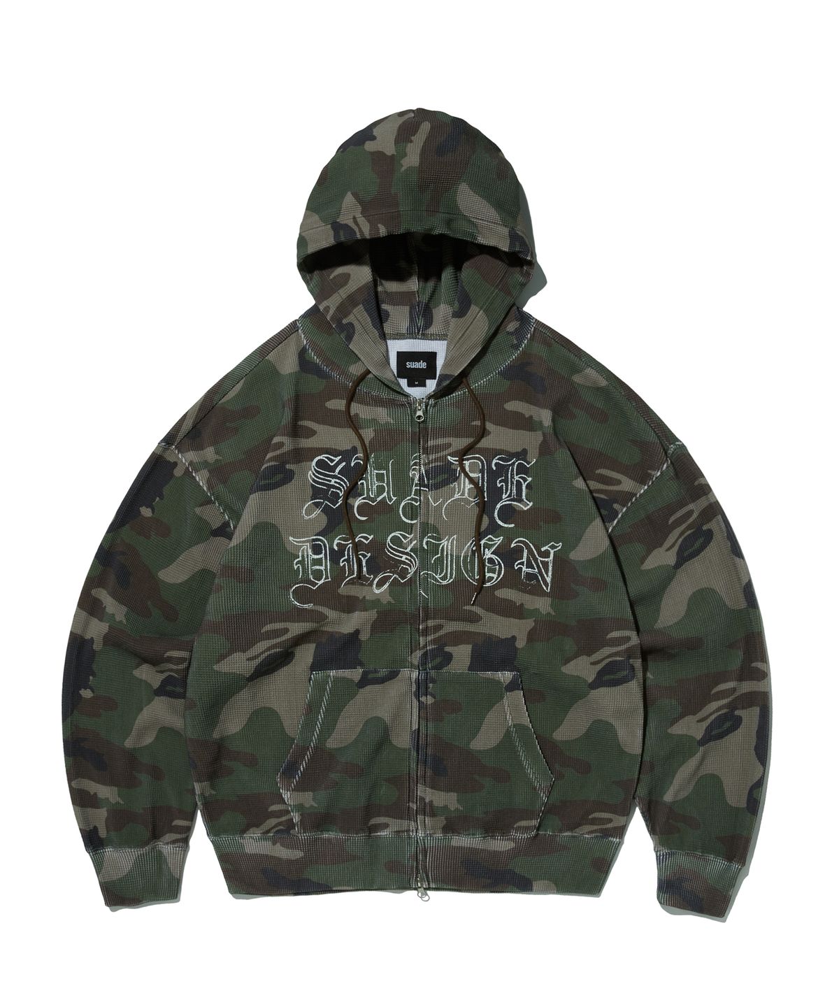 스웨이드(SUADE) THERMAL CAMO HOOD ZIP UP [CAMO]