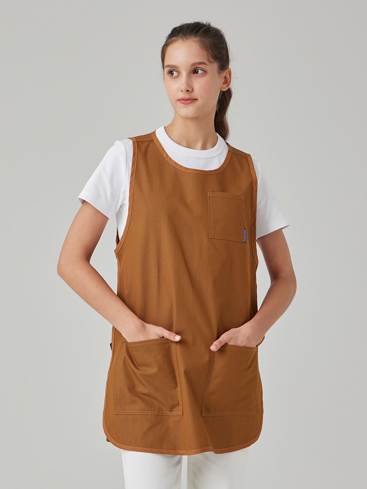 공에이프런(GONG APRON) 이지 에이프런 (카라멜브라운)