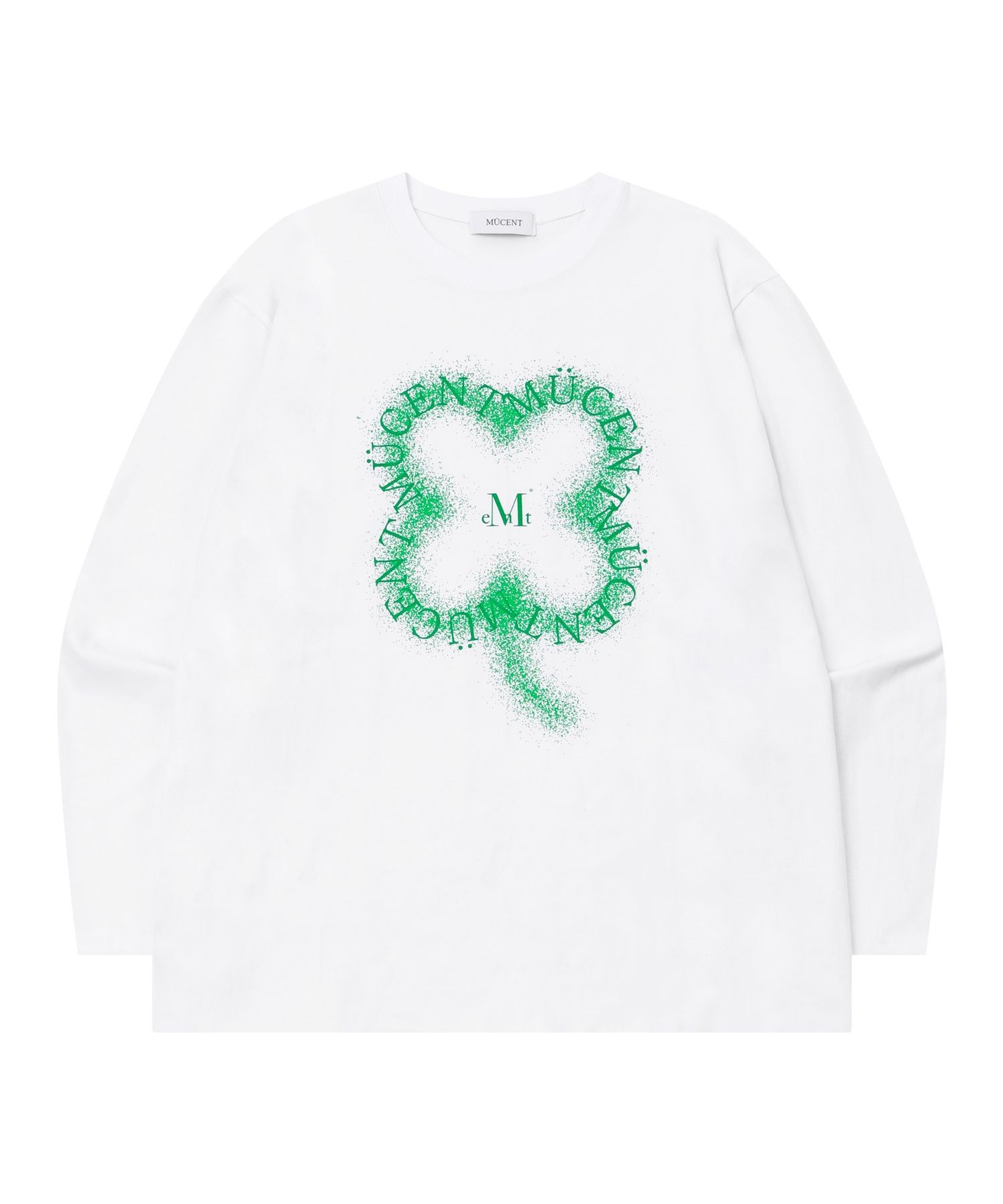 ★MUCENT★ Clover Lettering Long Sleeve 2 Color Unisex P0000 MUSINSA | MUCENT Clover Lettering Long Sleeve (2 Colors, Unisex)