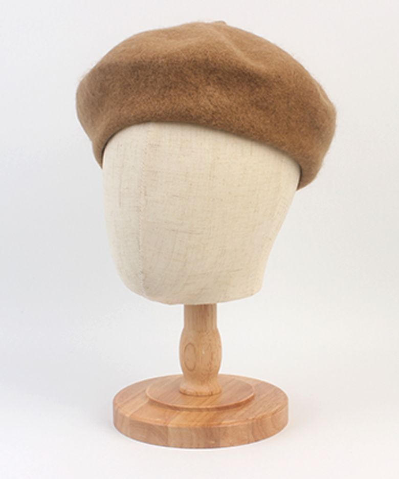 Wool Beige Bending Beret 울베레모