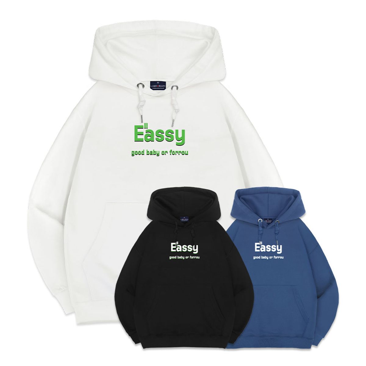 엘런아시(ELLENASSY) 굿베이비 오버핏 후드티