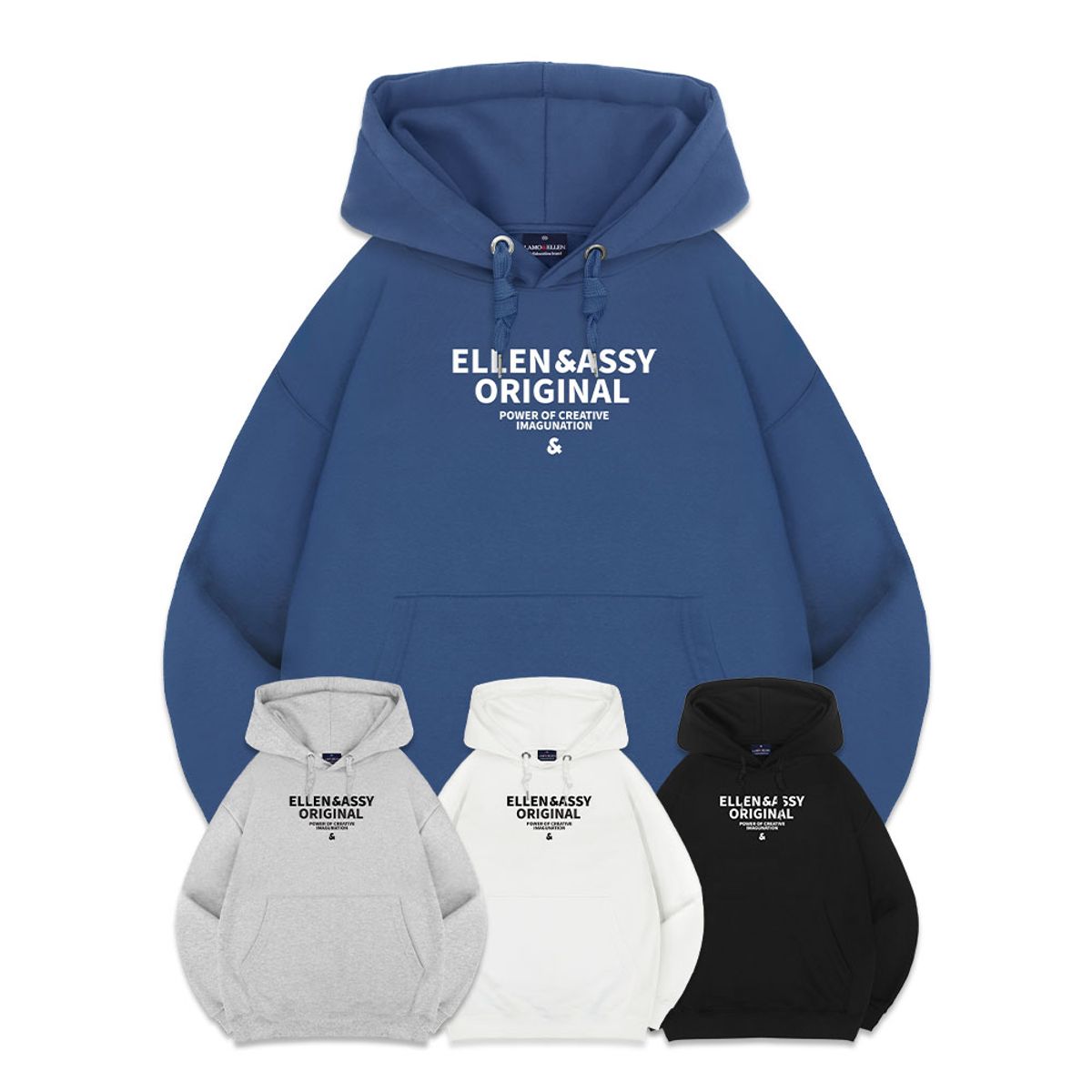엘런아시(ELLENASSY) EA엘런오리지널 오버핏 후드티
