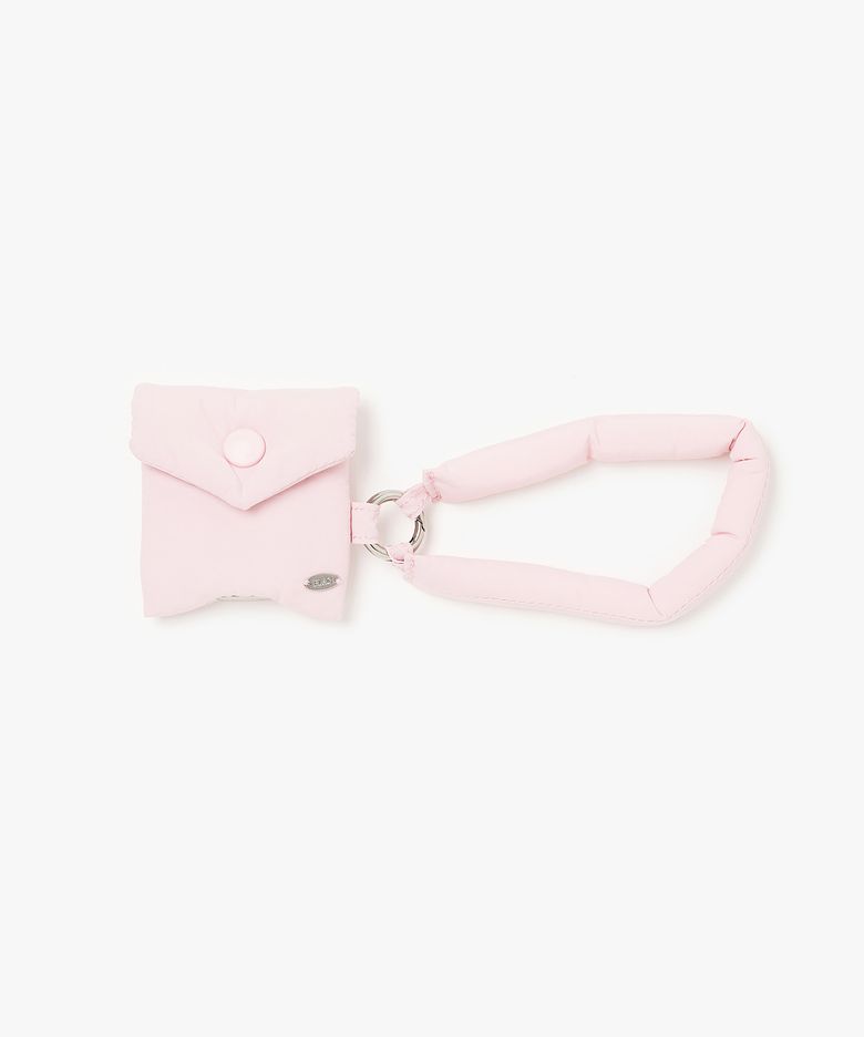 패디드 미니 백 참 라이트 핑크