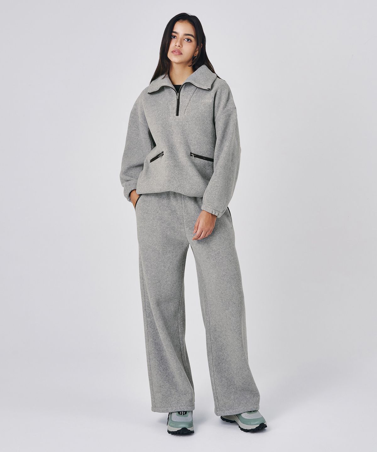 스파이더(SPYDER) 우먼스 폴라폴리스 세미 와이드 팬츠 SPJWCNFP358WLGR