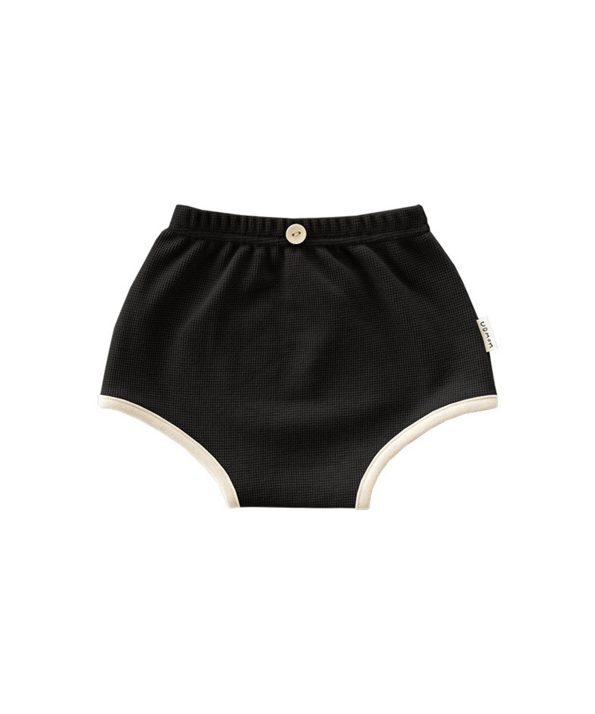 유비맘클로젯(UBMOM CLOSET) 크로플 숏팬츠 블랙