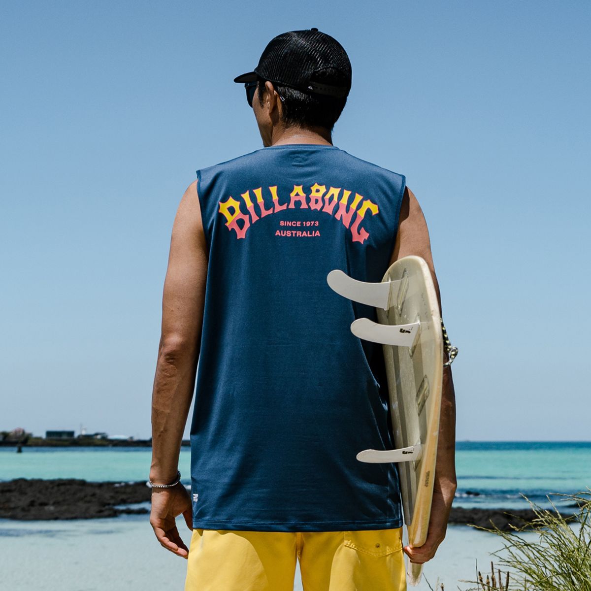 빌라봉(BILLABONG) 남성 민소매 래쉬가드 BB1046BMT