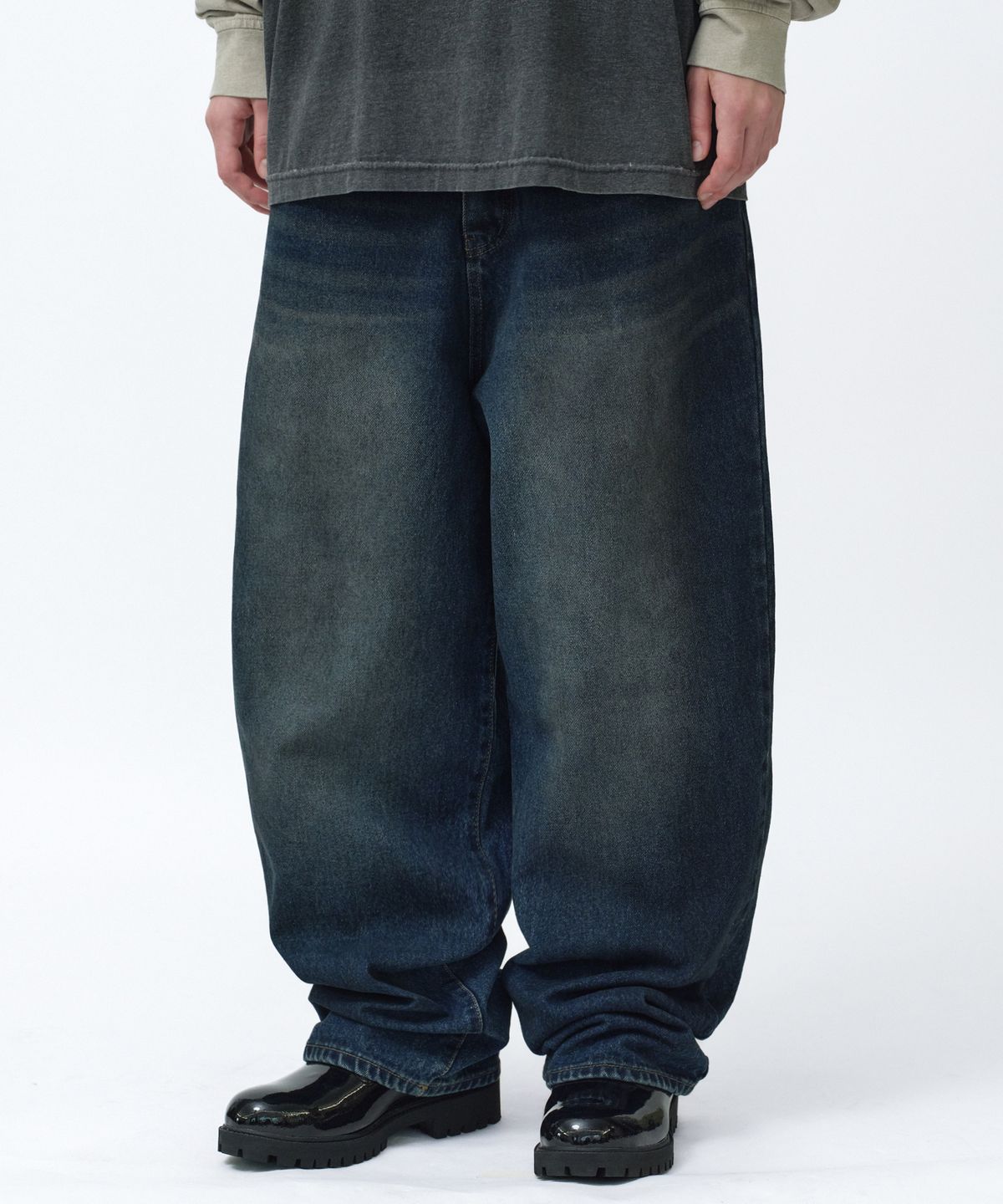스웨이드(SUADE) BRUSH WASHED DENIM [NAVY]