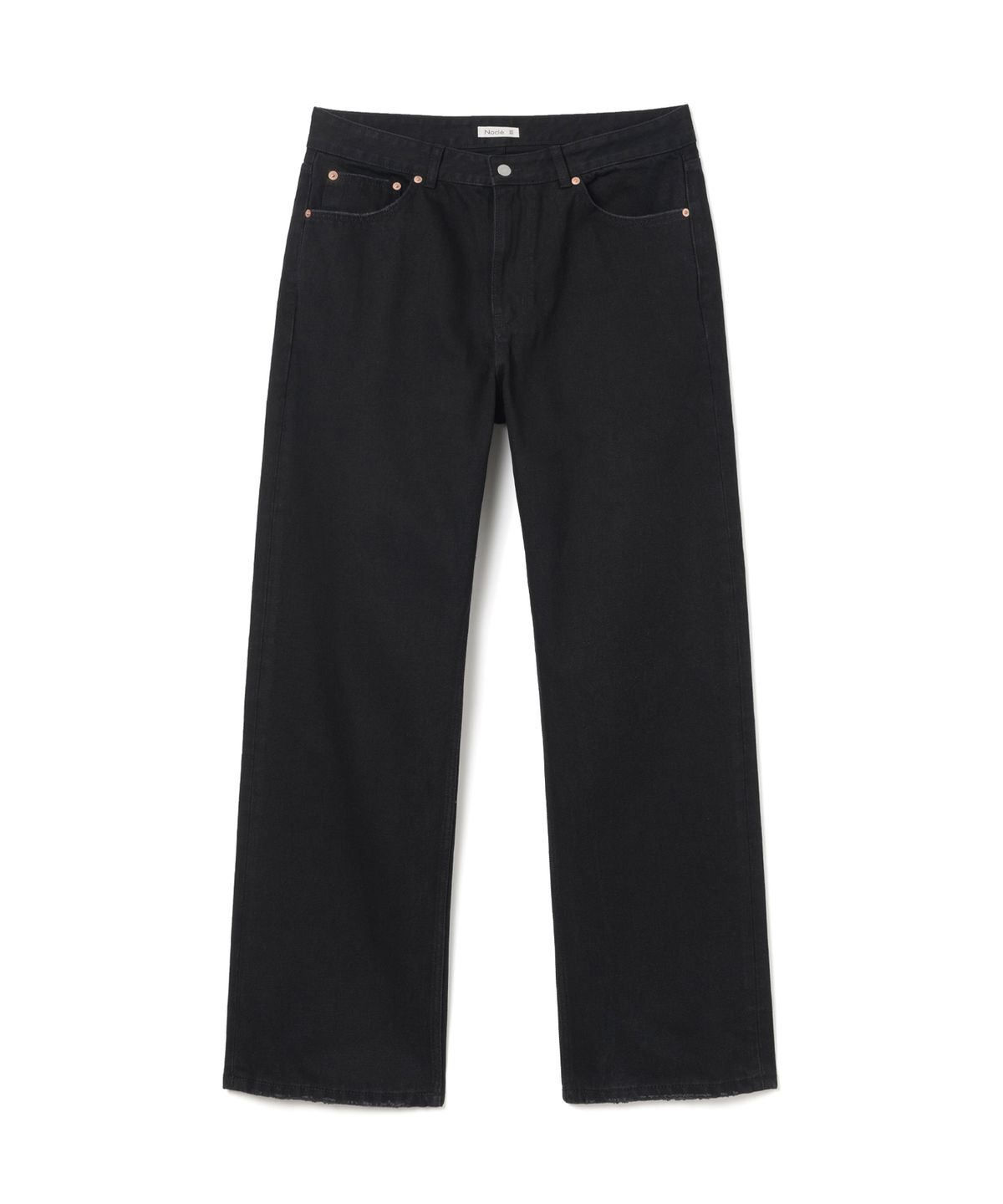 노클(NOCLE) Maverick Denim Pants Washed Black