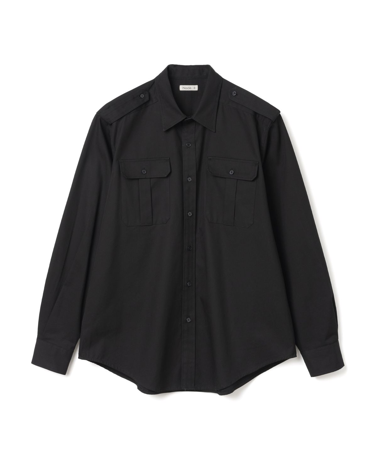 노클(NOCLE) Wesley Strap Shirts Black