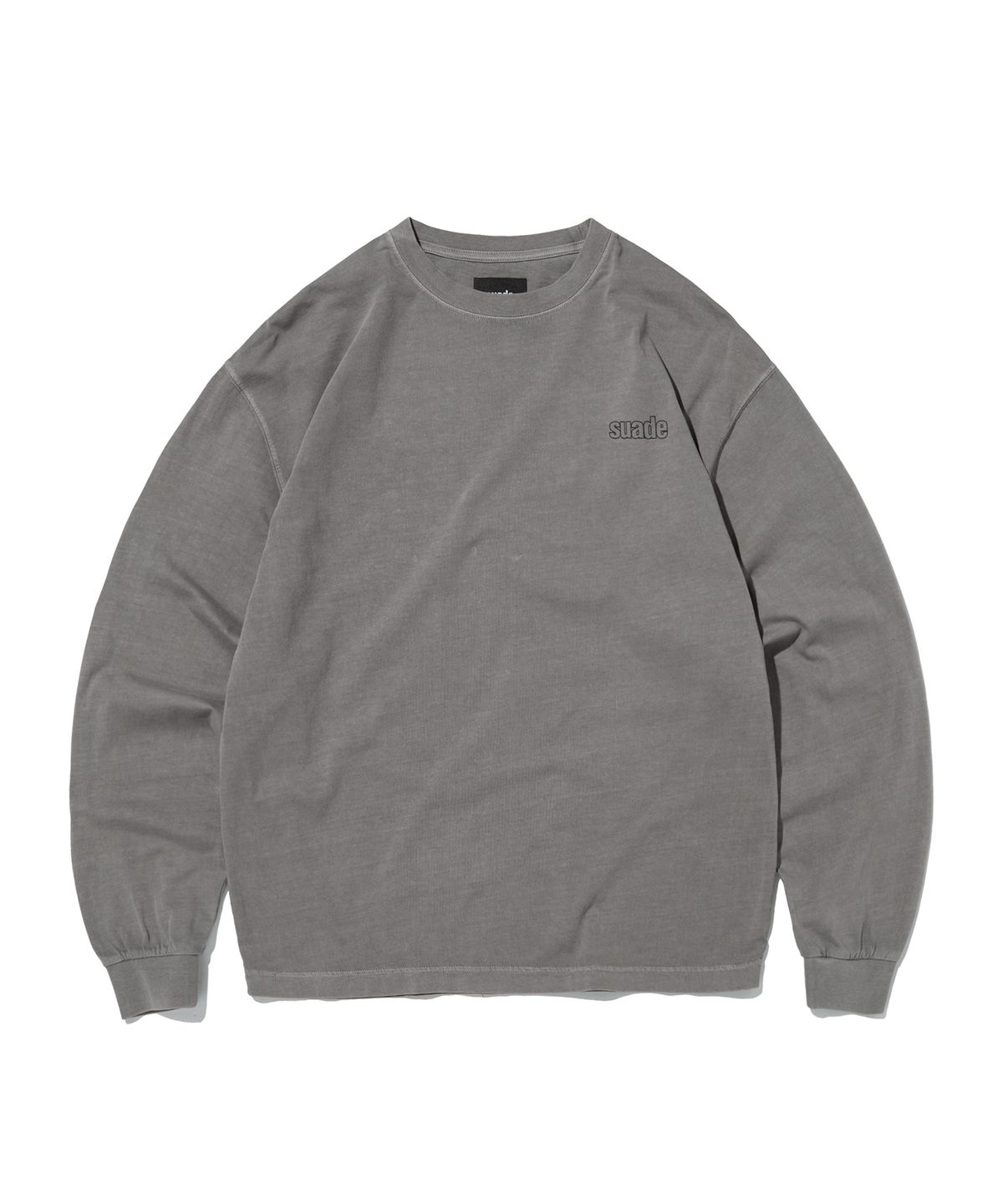 스웨이드(SUADE) WASHED LONG SLEEVE [PIGMENT  GRAY]