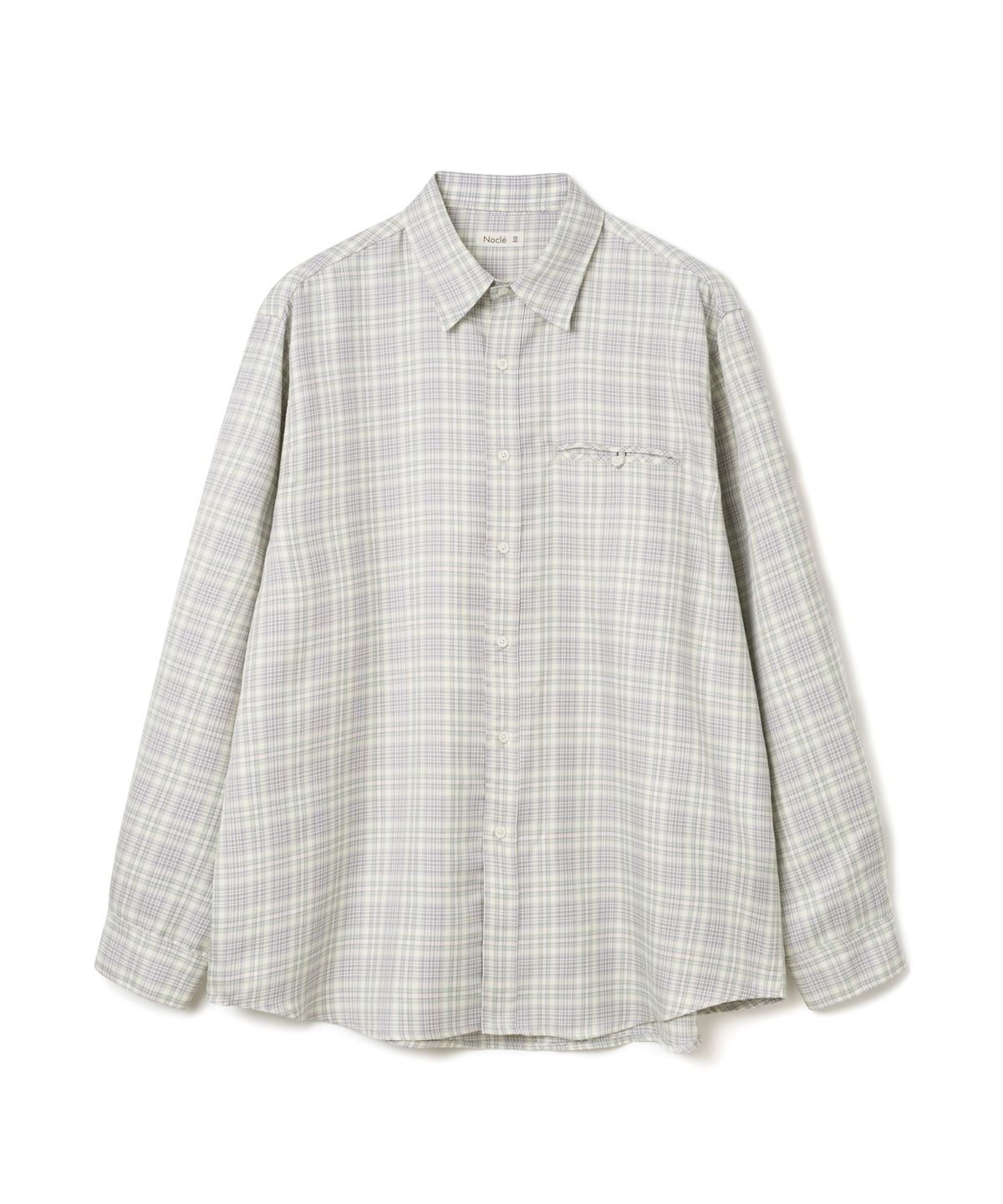 노클(NOCLE) Mercer Check Shirts Purple
