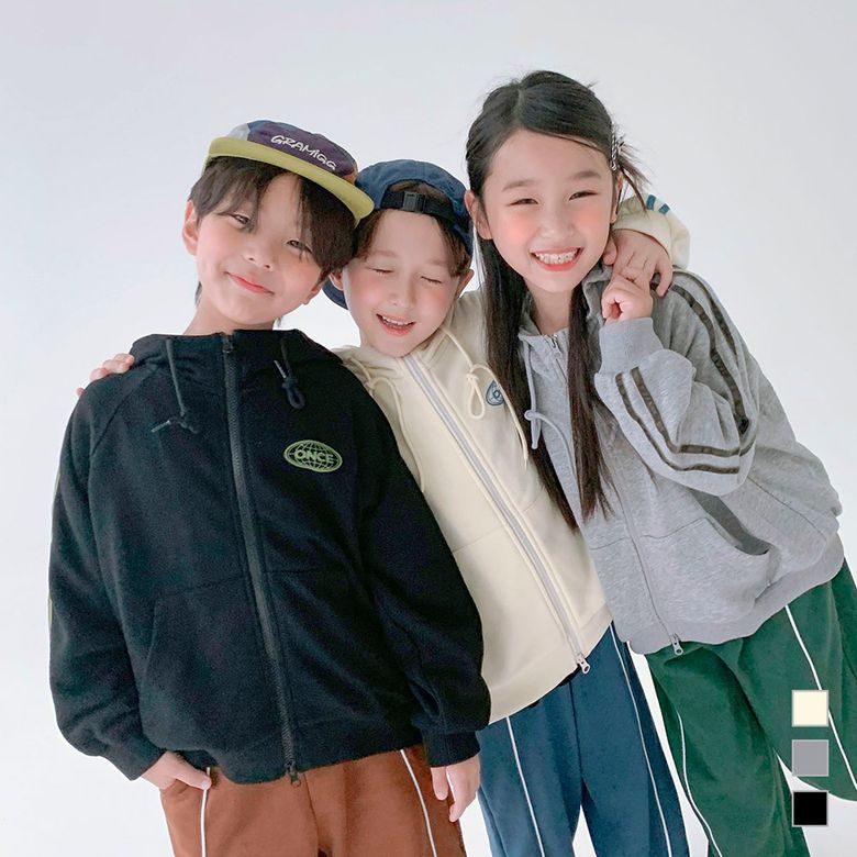 원스 벨벳 라이닝 후드 집업
