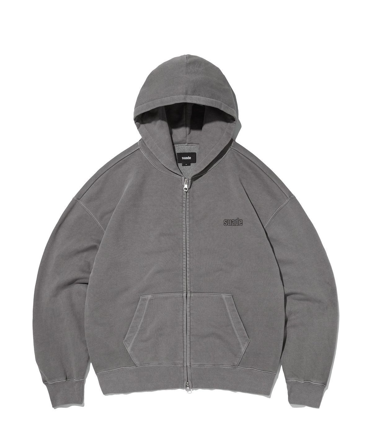 스웨이드(SUADE) WASHED HOOD ZIP UP [PIGMENT GRAY]