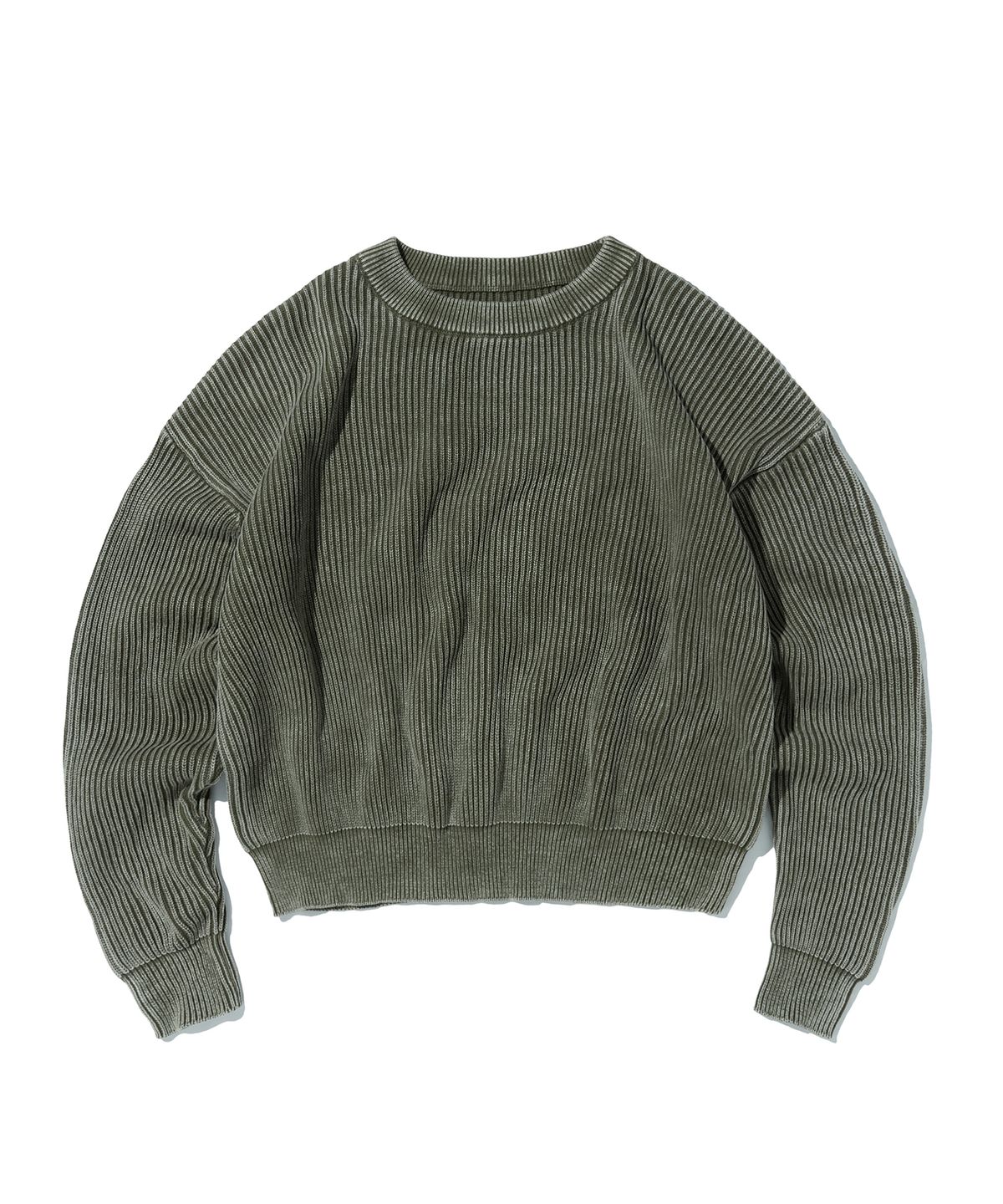 스웨이드(SUADE) WASHED KNIT [KHAKI]