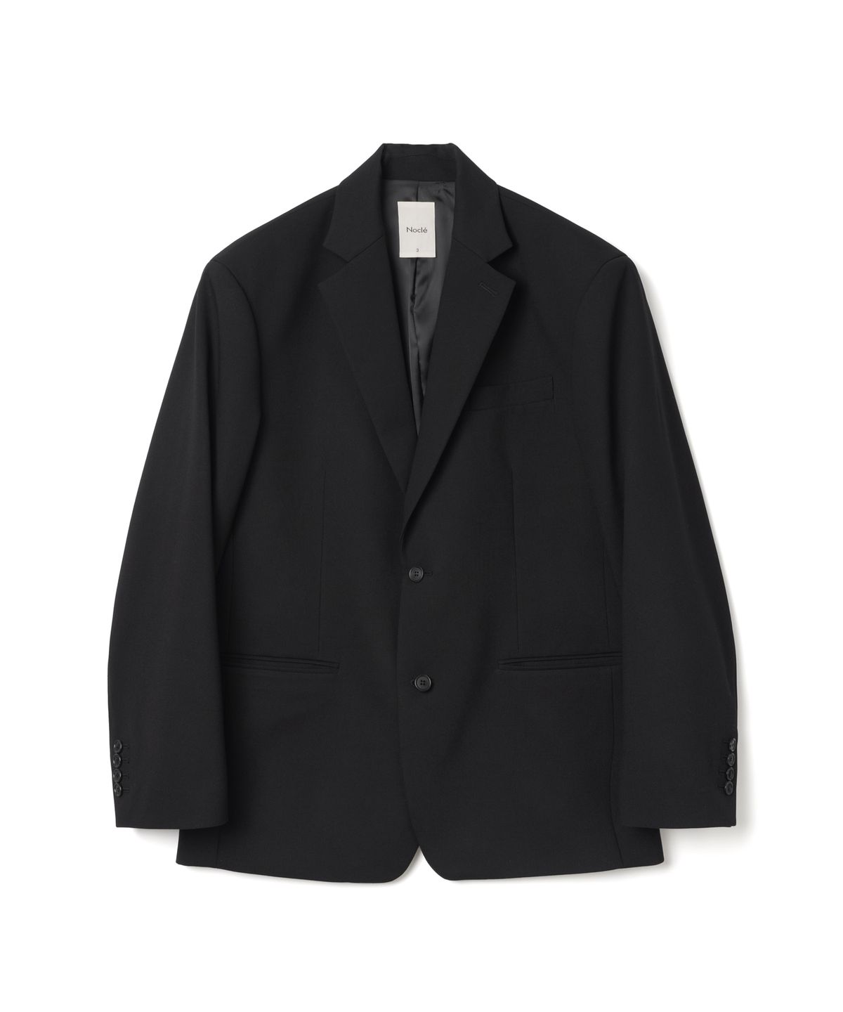노클(NOCLE) Reed Wool Jacket Black