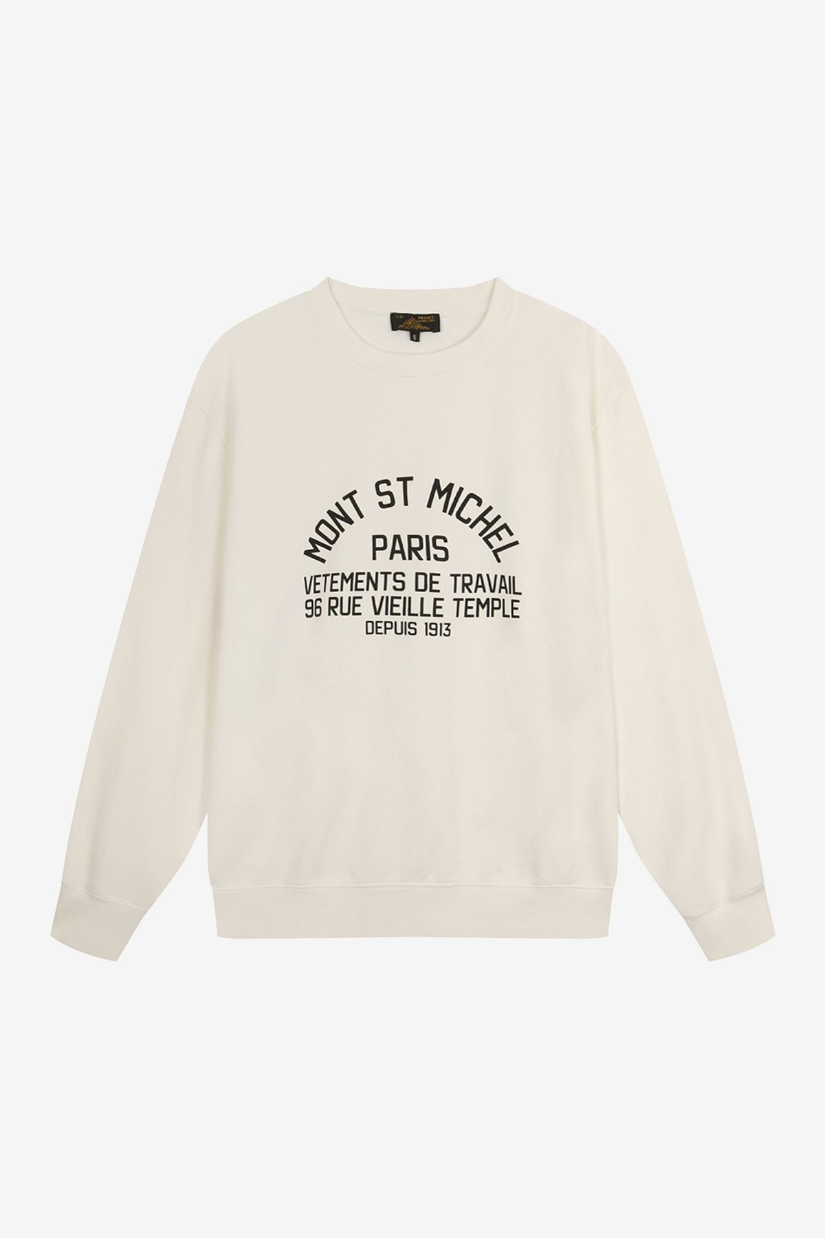 르몽생미셸(LE MONT ST MICHEL) Unisex Sweatshirt_White