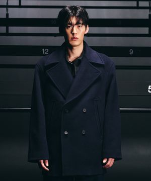 Hayes Pea Coat Navy