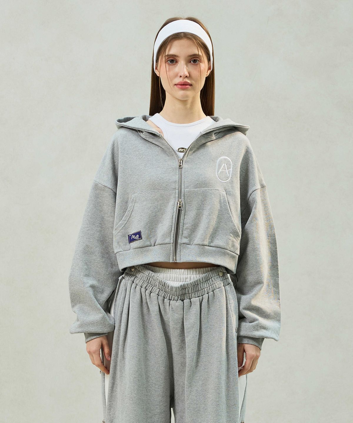 아리킴(ARIKIM) PITA HOOD ZIP-UP / MELANGE