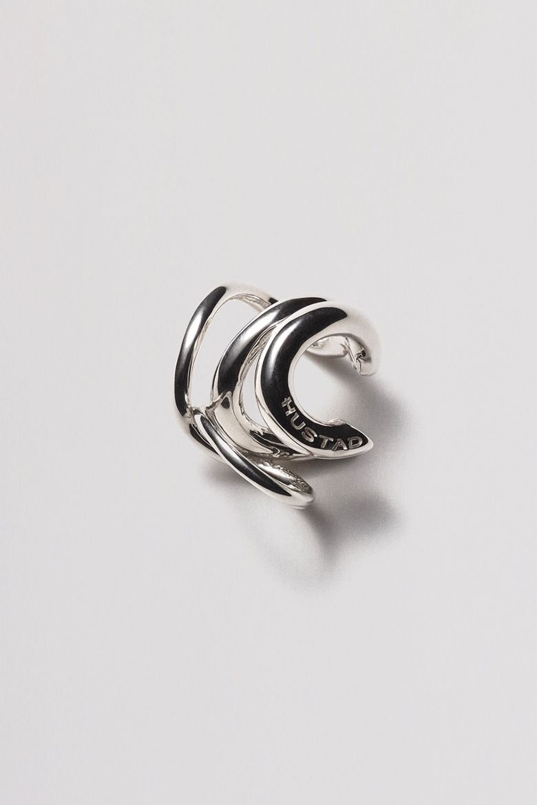 HUSTAD 213 Love Earcuff _925 실버 러브 이어커프