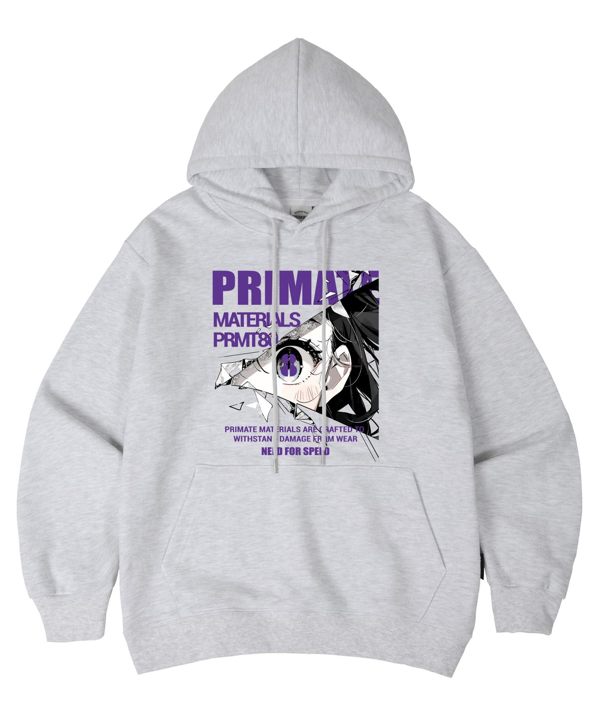 프라임에이트(PRIMATE) [기모/NO기모] EYEZ 오버핏 후드 티셔츠 9 COLORS