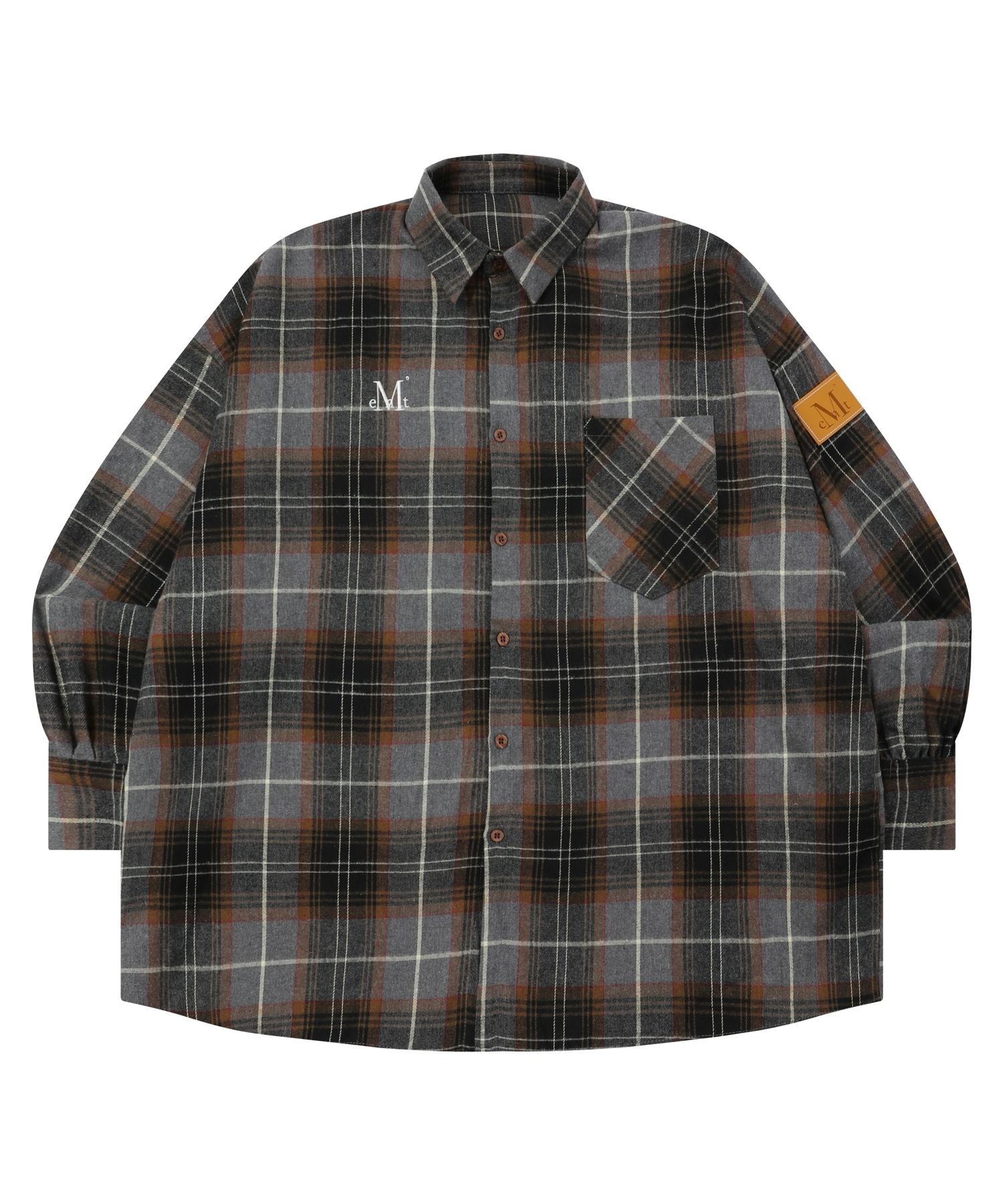 ★MUCENT★ Roaster Pocket Check Shirt Unisex P00000NI MUSINSA公式 | MUCENT Roaster Pocket Check Shirt (Unisex)