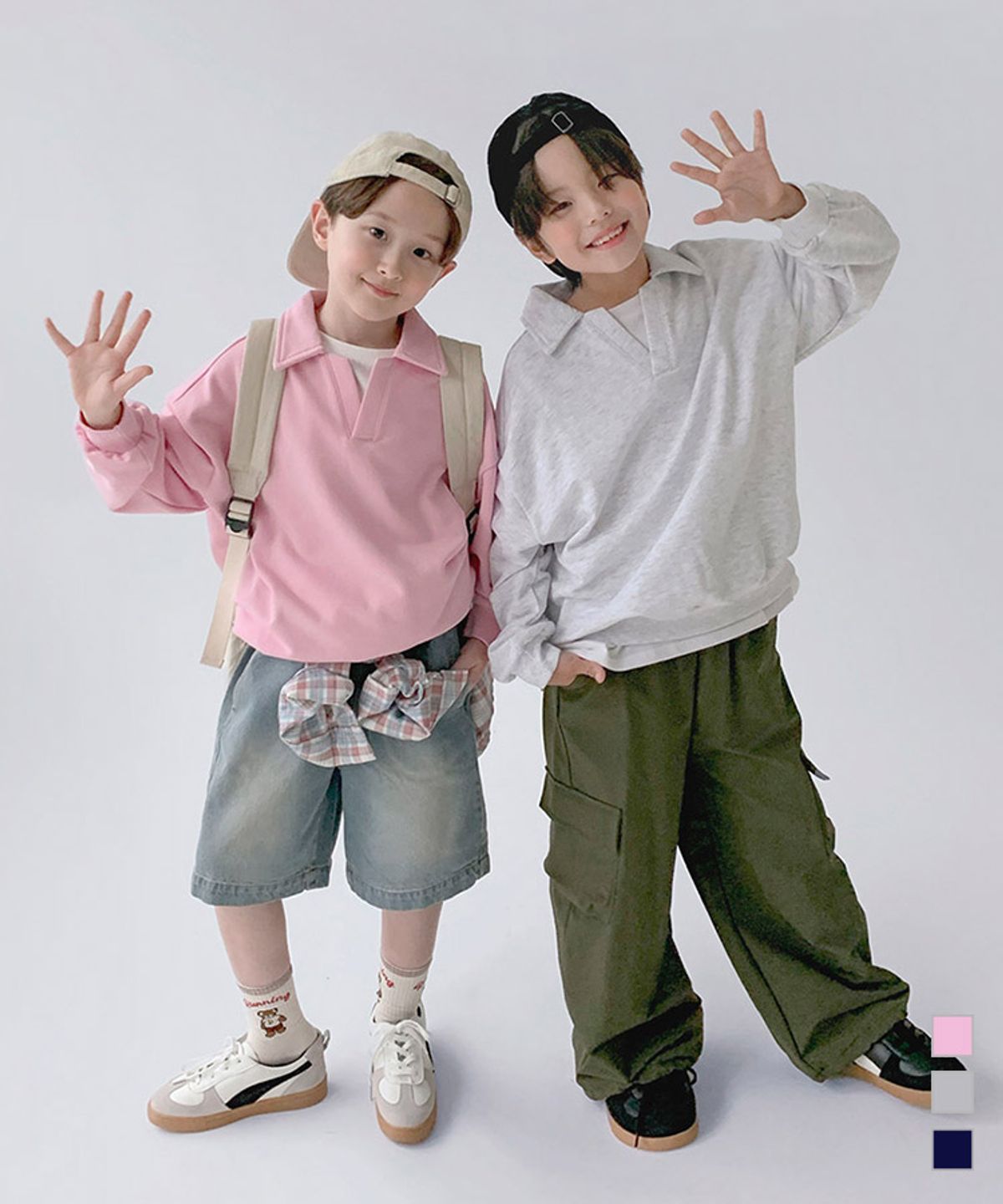 베리클로젯(BERRYCLOSET) 밀크 카라 맨투맨