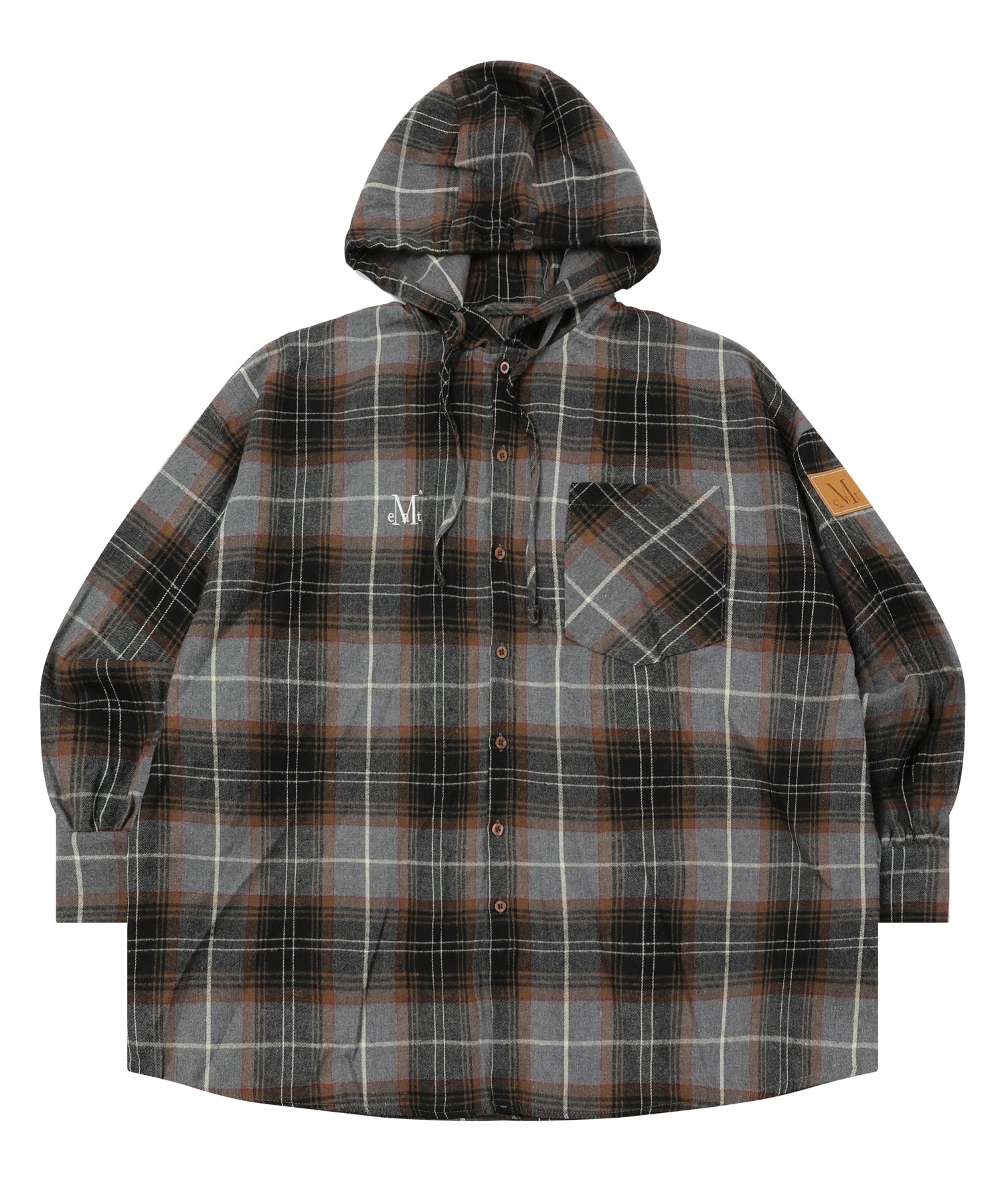 ★MUCENT★ Iconic Check Hooded Shirt Unisex P00000NJ MUSINSA | MUCENT Iconic Check Hooded Shirt (Unisex)