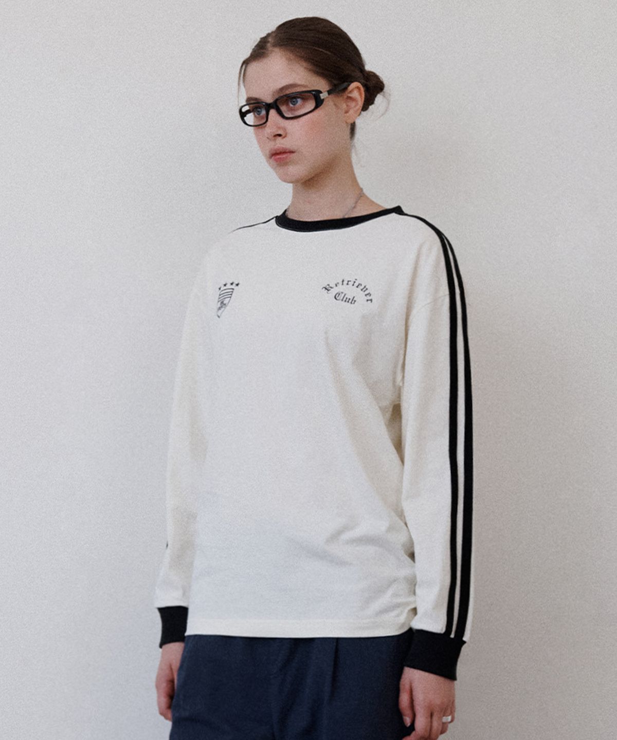 리트리버클럽(RETRIEVER CLUB) JERSEY LONG SLEEVE [IVORY]