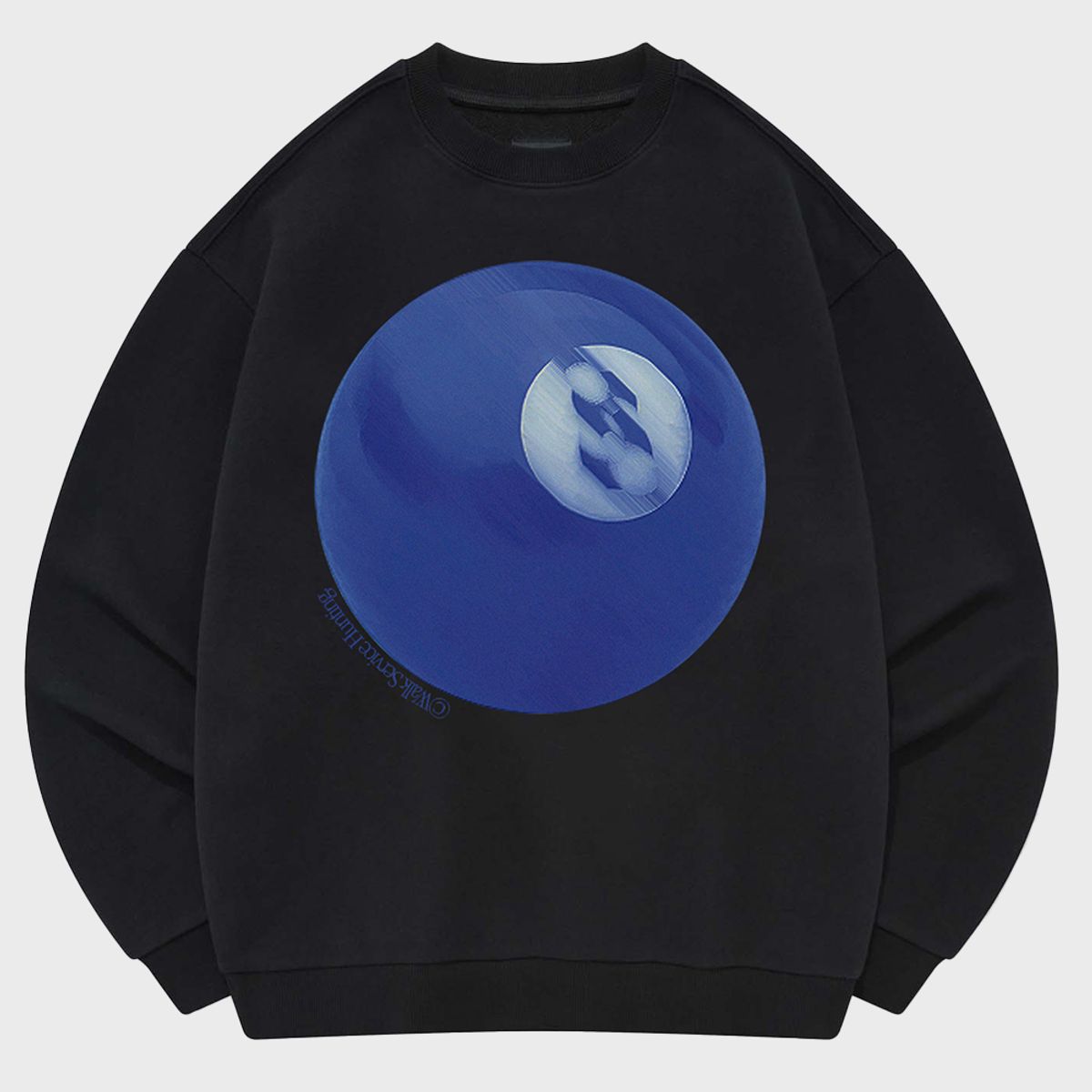리트리버클럽(RETRIEVER CLUB) 8 BALL CREWNECK [BLACK]