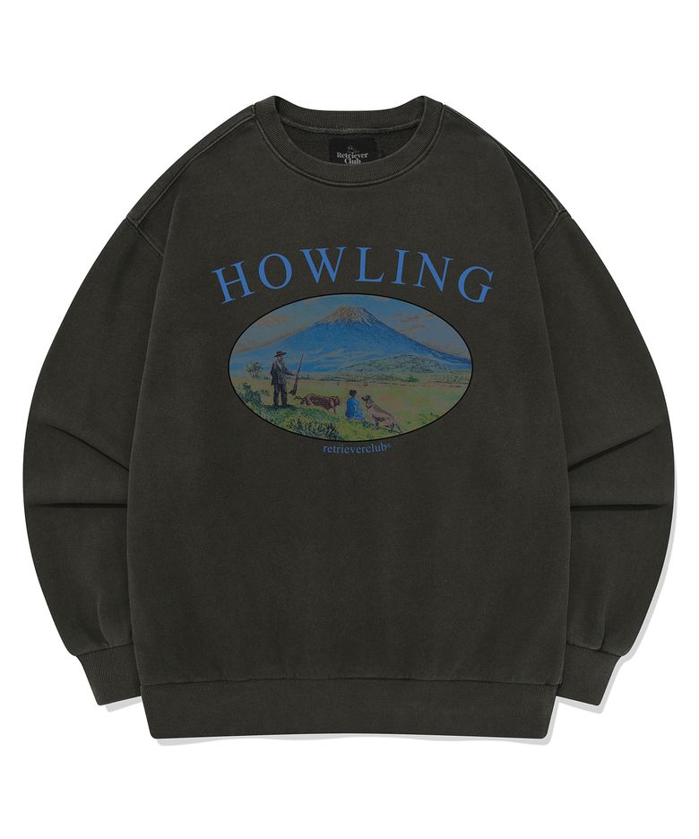 MOUNTAIN CREWNECK [PIGMENT BLACK]